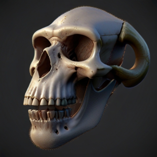 baboon skull