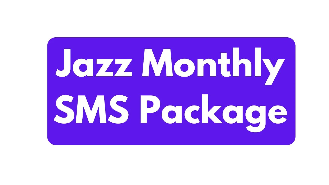 Jazz Monthly SMS Package